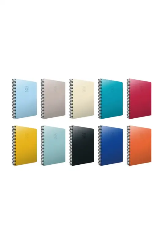 Gıpta 2026 Günlük Ajanda 336 Syf Çizgili Spiralli 20x28 - Gıpta