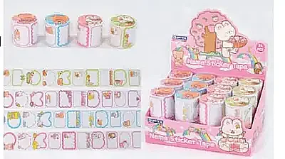 Gıpta Candy Rulo Etiket 4 Tasarım Karışık - Gıpta