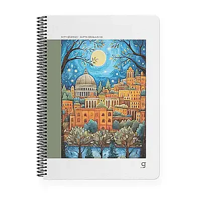 Gıpta City Kareli Defter 60 Yp A4 Sert Kapak İp Dkş - 2
