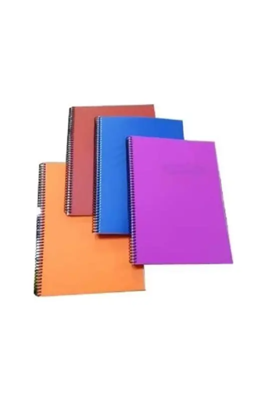 Gıpta Çizgili Defter 80 Yp A4 Plastik Kapak Spiralli - Gıpta