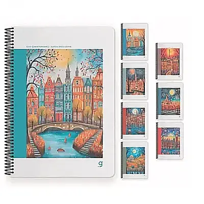 Gıpta Defter City Çizgili 80 Yp 17x24 Sert Kapak Spiralli - 1