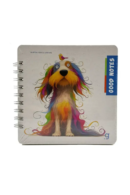 Gıpta Good Notes Çizgili Defter 80 Yp 16x16 Sert Kapak Spiralli - Gıpta