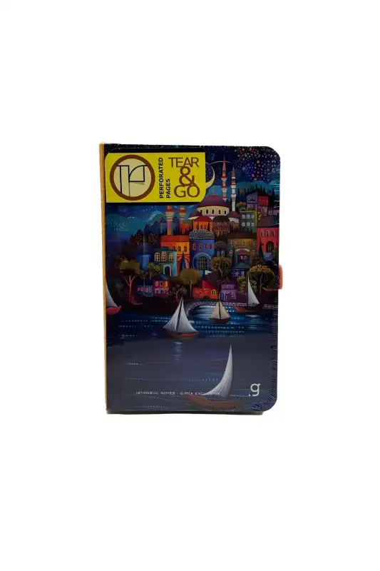 Gıpta İstanbul Düz Defter 80 Yp 9x14 Sert Kapak - Gıpta
