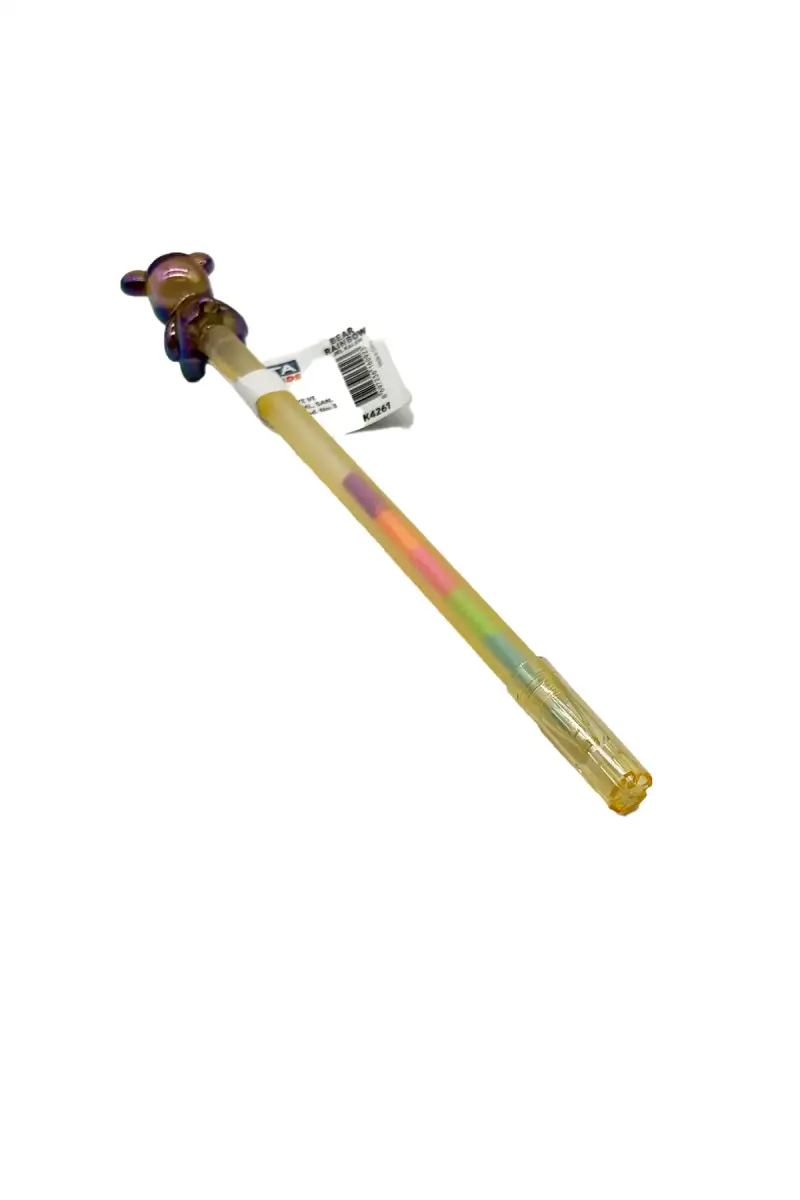 Gıpta Kids Bear Raınbow Ayıcık Başlıklı Renkli Tükenmez Kalem - 1