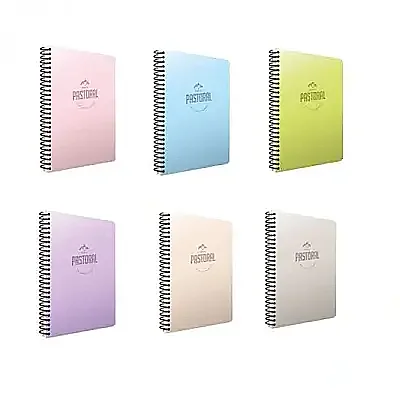 Gıpta Pastoral Çizgili Defter 72 Yp A4 Pastoral Kapak Spiralli - 4