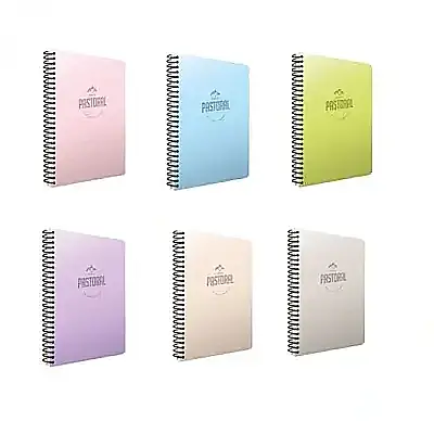 Gıpta Pastoral Çizgili Defter 72 Yp A4 Pastoral Kapak Spiralli - 4