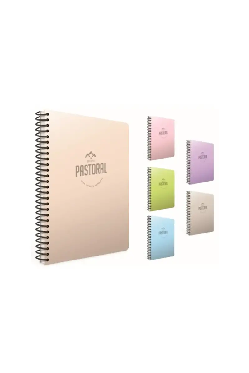Gıpta Pastoral Kareli Defter 200 Yp A4 Plastik Kapak Spiralli - 1