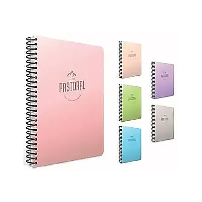 Gıpta Pastoral Kareli Defter 60 Yp 17x24 Plastik Kapak Spiralli - 2