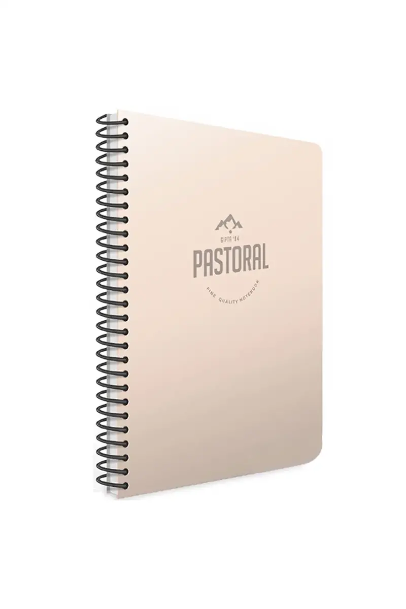 Gıpta Pastoral Kareli Defter 72 Yp 17x24 Plastik Kapak Spiralli - 1