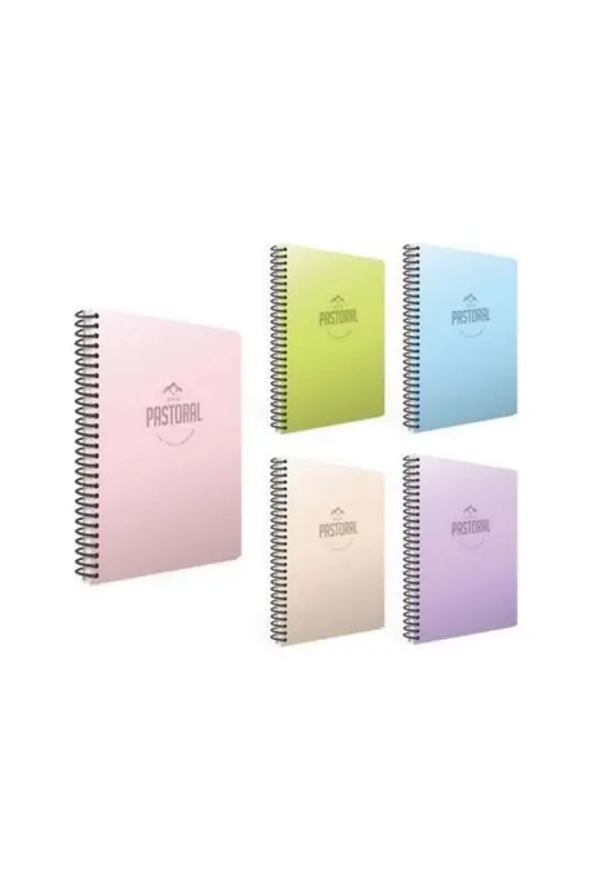 Gıpta Pastoral Spiralli Not Defteri Çizgili 80 Yp A6 - Gıpta