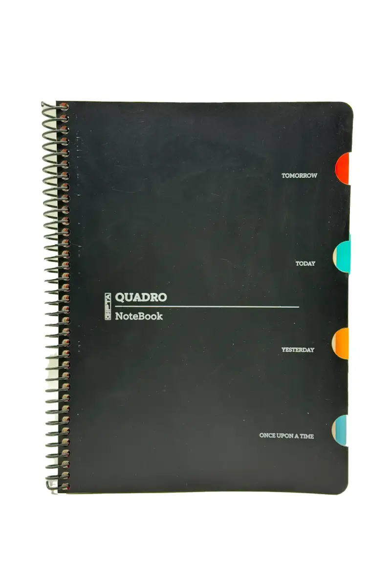 Gıpta Quadro Spiralli Defter Kareli 4 Seperatörlü 150 Yp A4 - 1