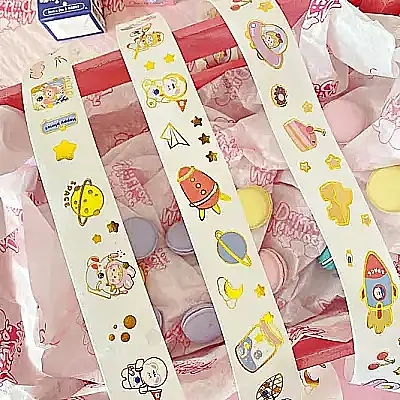 Gıpta Zizi Sticker Bant 4 Tasarım Karışık - 2