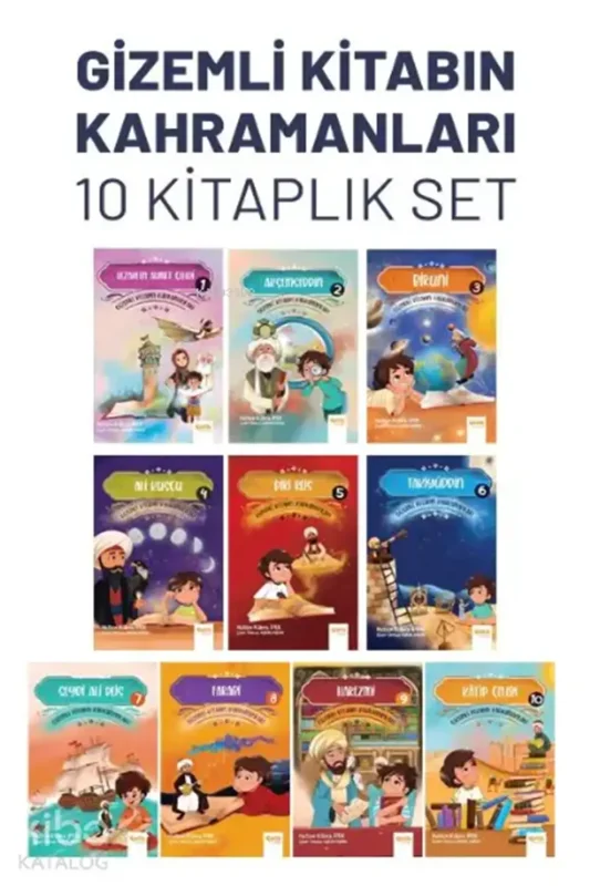 Gizemli Kitabın Kahramanları 10 Kitap Set - Çelik Yayınevi