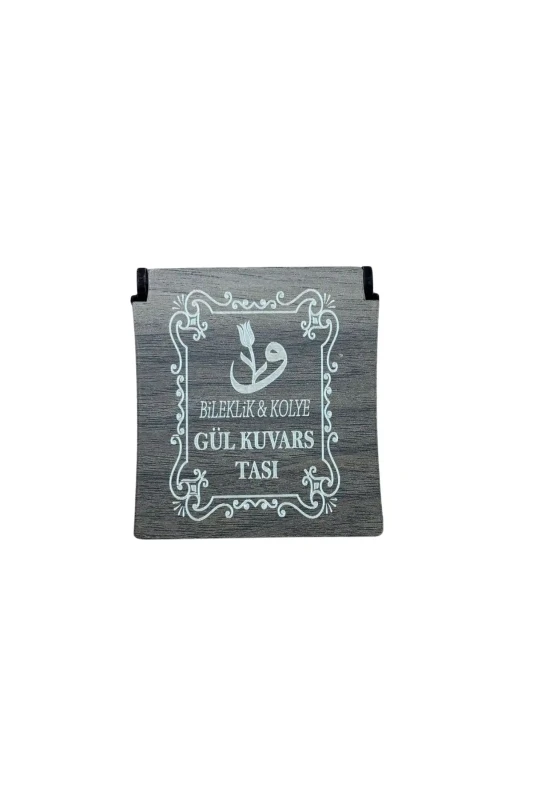 Gül Kuvars Taşı Kolye & Bileklik Set - 2