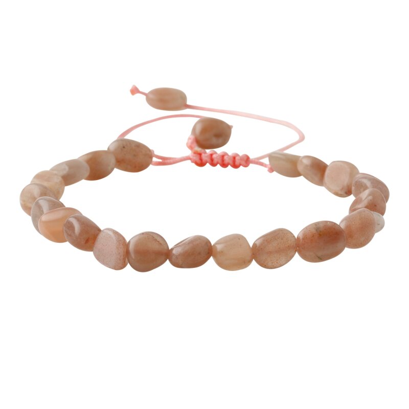 Güneş Taşı Natürel Kesim Doğal Taş Bileklik - 3