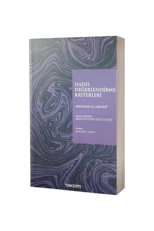 Hadis Değerlendirme Kriterleri - Takdim Kitap