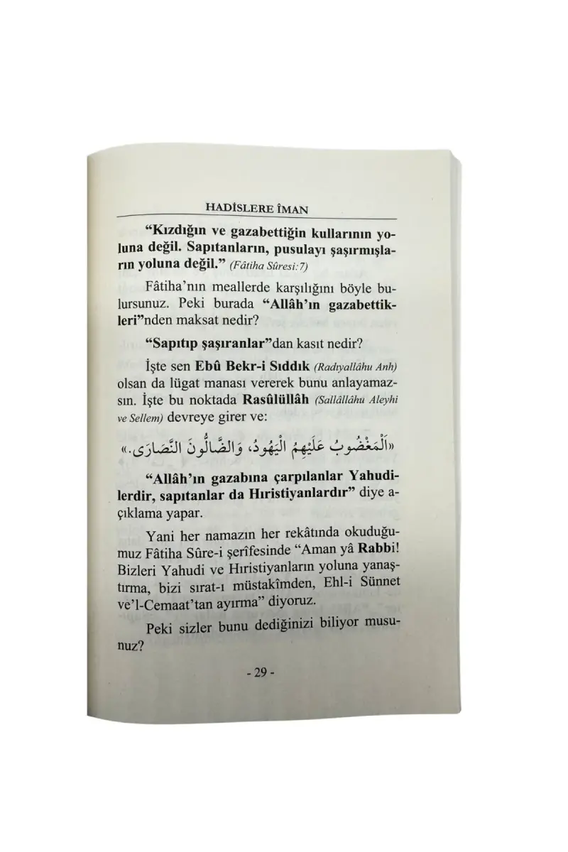 Hadislere İman - 2