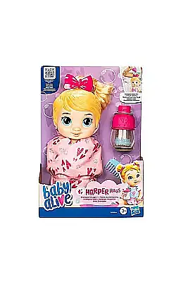 Hasbro Baby Alive Bebeğimle Şampuan Eğlencesi Sarışın - 1