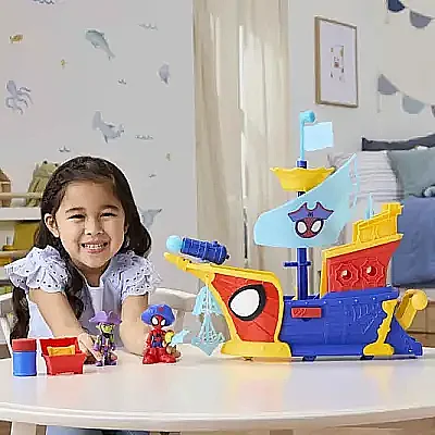 Hasbro Marvel Spidey Ve Arkadaşlarının Korsan Gemisi Oyun Seti - 5