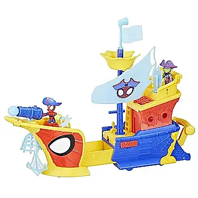 Hasbro Marvel Spidey Ve Arkadaşlarının Korsan Gemisi Oyun Seti - 11