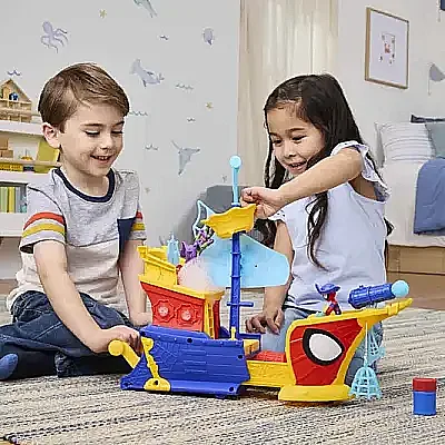 Hasbro Marvel Spidey Ve Arkadaşlarının Korsan Gemisi Oyun Seti - 13