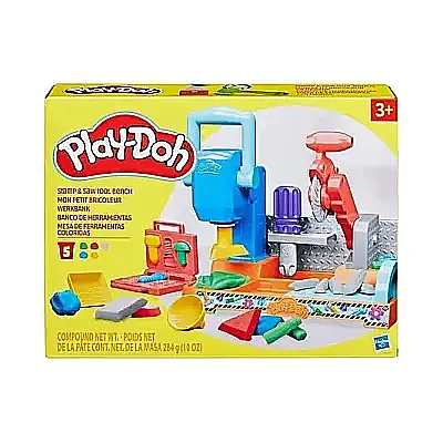Hasbro Play-Doh Damga + Testere Aleti Tezgahı - Hasbro