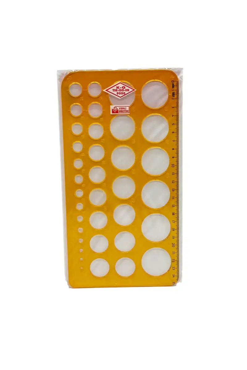 Hatas Daire Şablonu 1-36 mm - 1