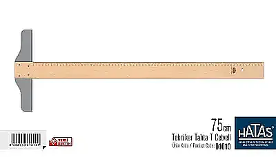 Hatas Tekniker Tahta T Cetveli 75 cm - 2