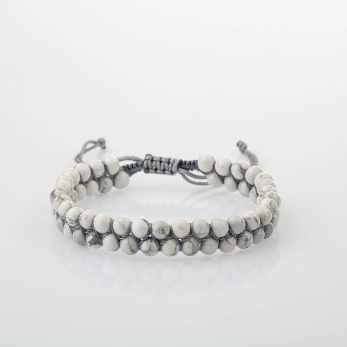 Havlit 4mm Çift Sıra Doğal Taş Bileklik - 6