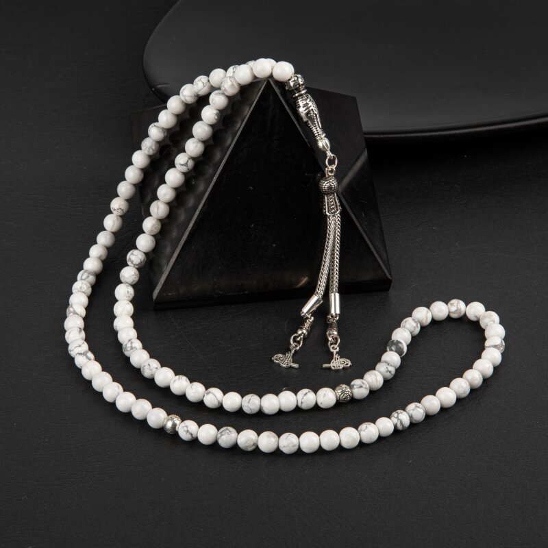 Havlit Doğal Taş Tesbih 99luk - 6mm - Doğal Taş