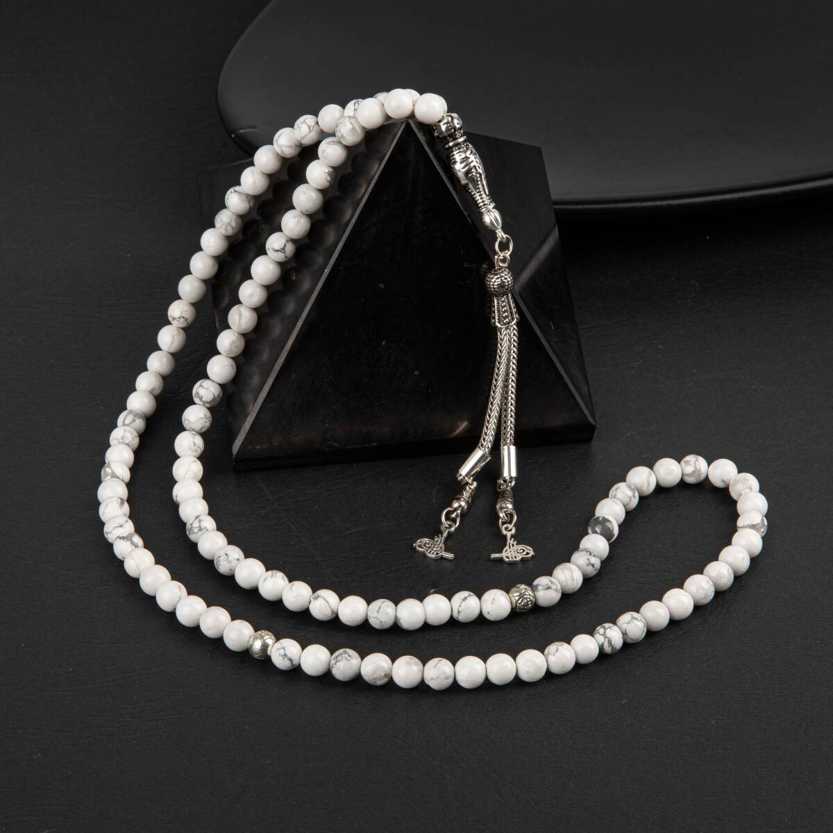 Havlit Doğal Taş Tesbih 99luk - 6mm - 1