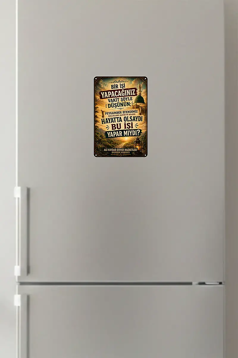 Hayatta Olsaydı MiniDekor Magnet Ayaklı 9×13,5 cm - 1