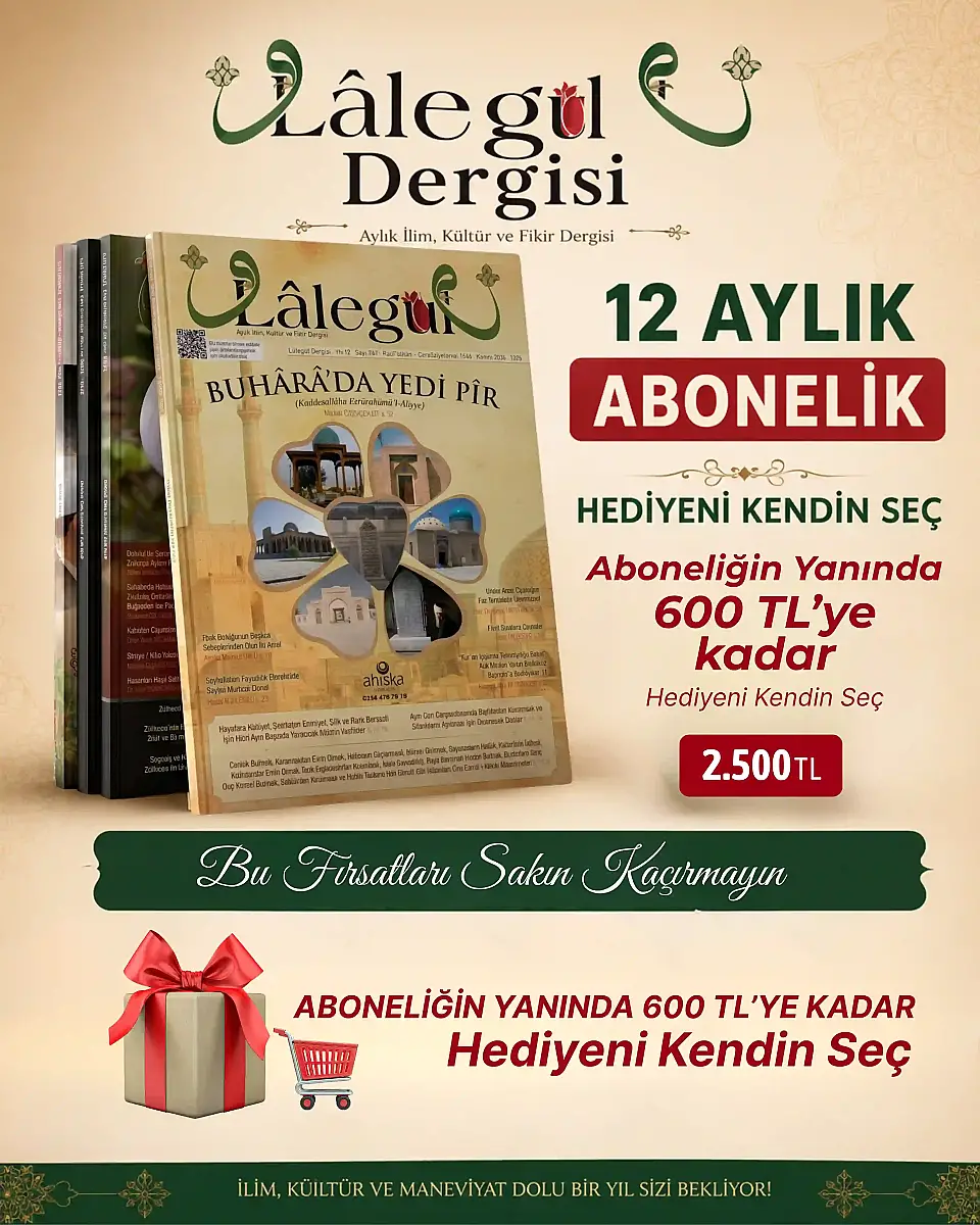 Hediyeni Kendin Seç Lalegül Dergisi 12 Aylık Abonelik Paketi - 2