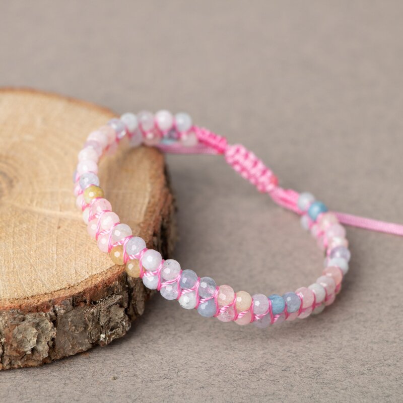 Helidor 3-4mm Çift Sıra Doğal Taş Bileklik - 4