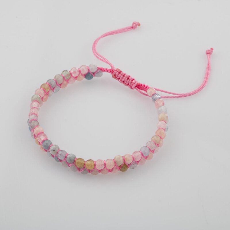 Helidor 3-4mm Çift Sıra Doğal Taş Bileklik - 5