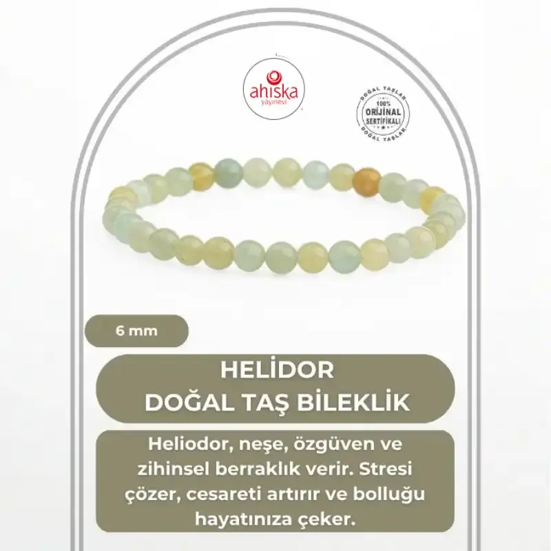 Helidor 6mm Doğal Taş Bileklik