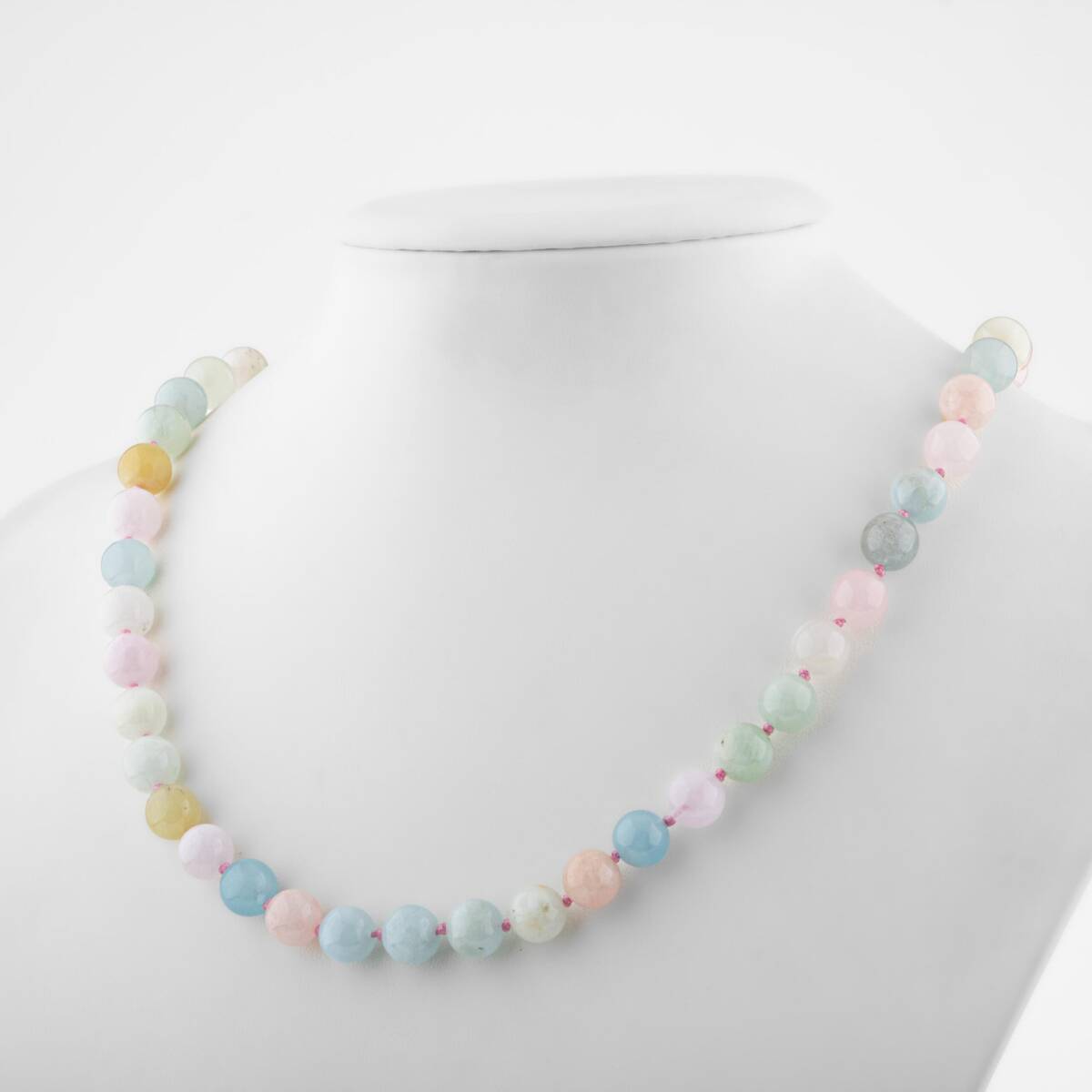 Helidor 8 mm Düğümlü Doğal Taş Kolye - 2