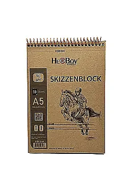 Herboy Skızzenblock A5 90Gr Kraft Dik Spr 50Li - 2