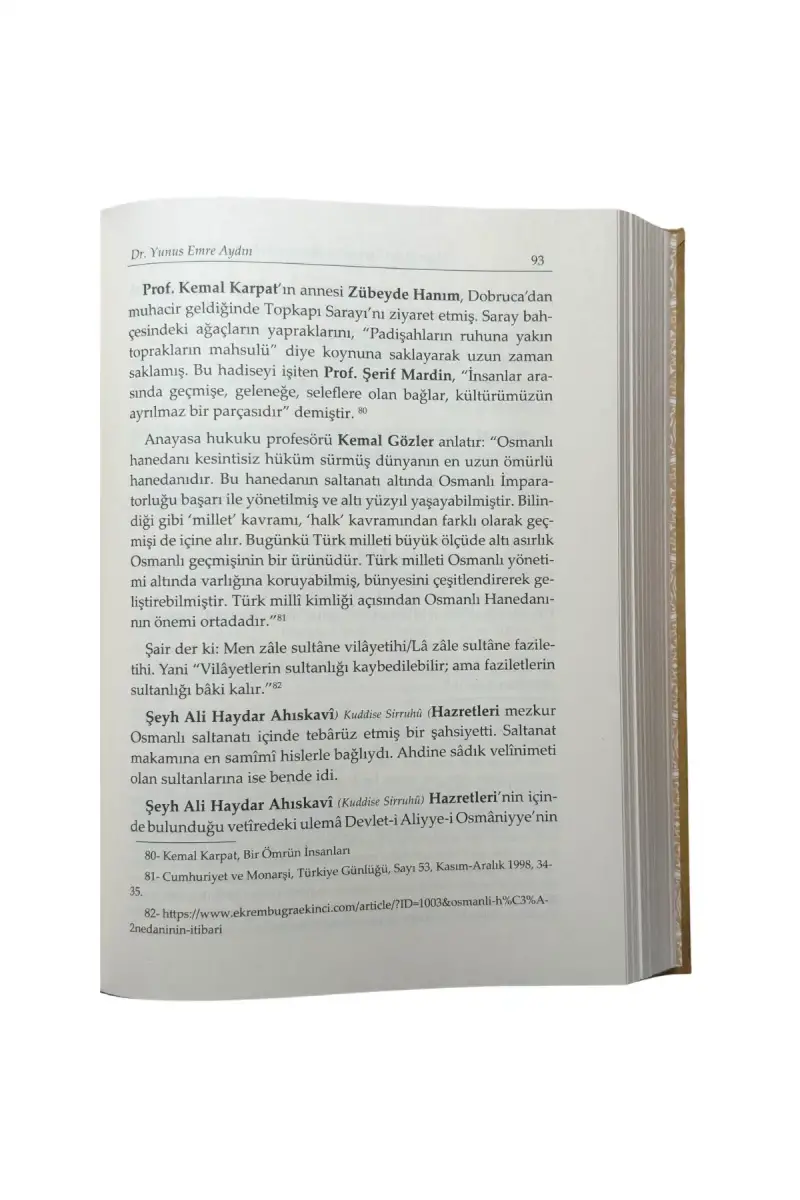 Heybetli Bir Osmanlı Allamesi Ali Haydar Efendi Hz. 1. Cilt - Ciltli - 5