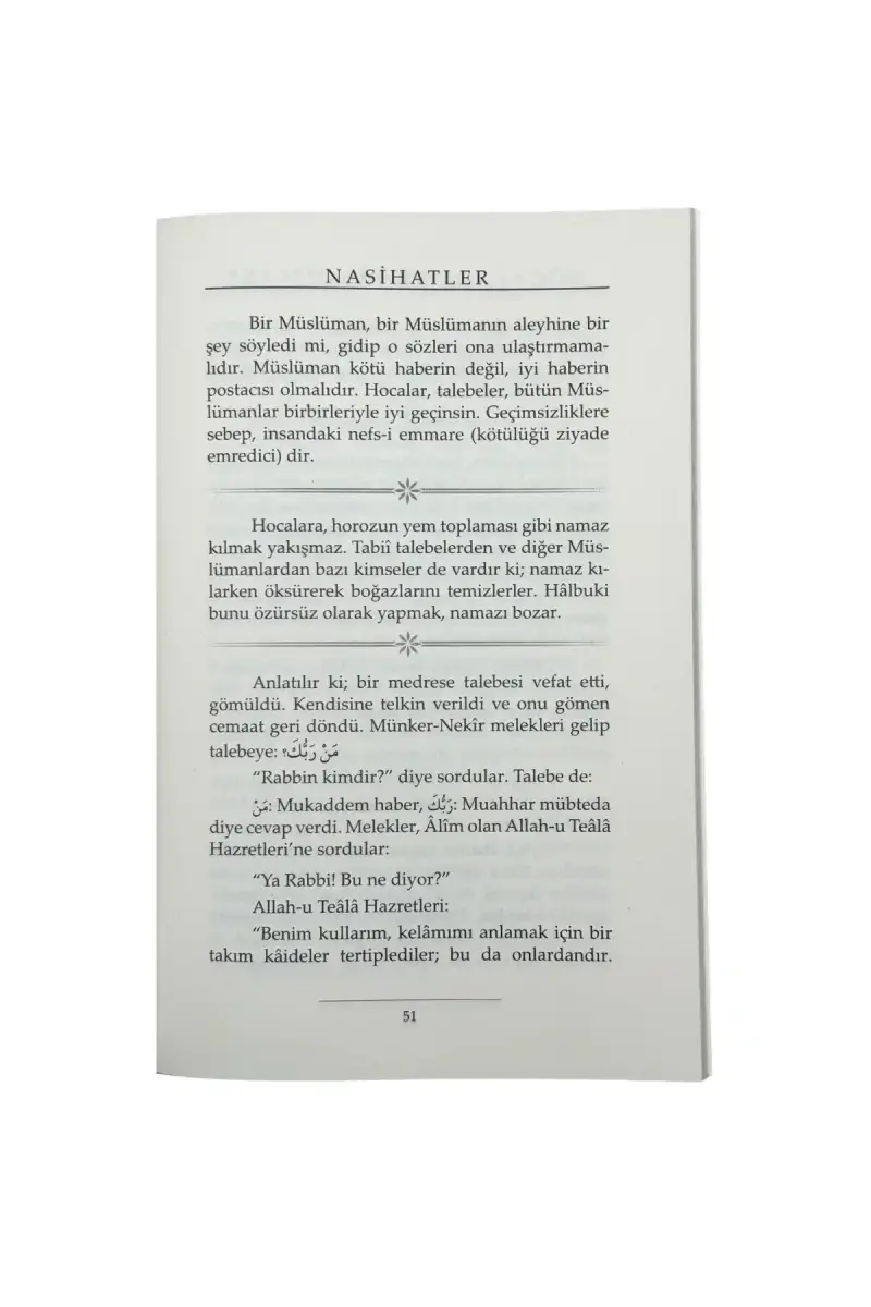 Hocalara Ve Talebelere Nasihatler - 3