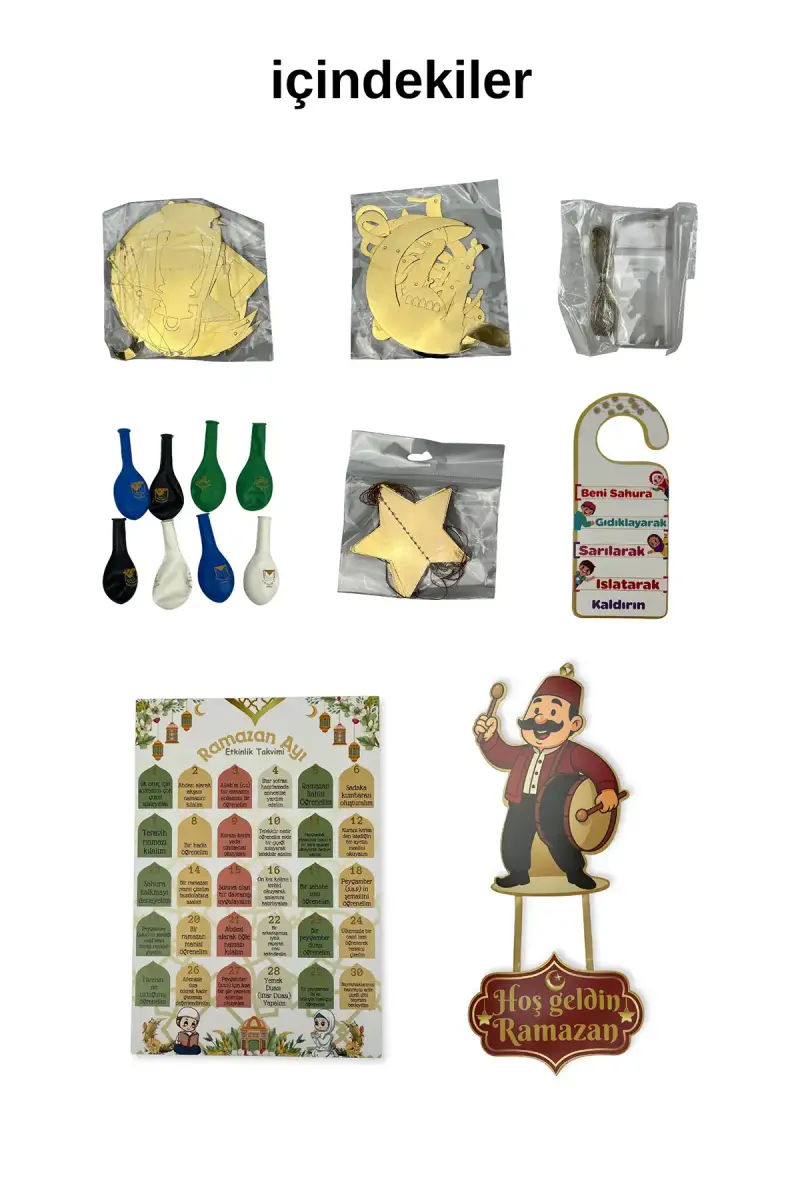 Hoş geldin Ramazan-ı Şerif Seti Led Işıklı - 3