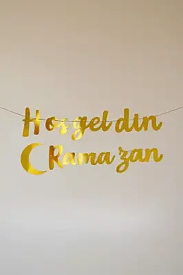Hoş geldin Ramazan Kaligrafi Yazı - 4