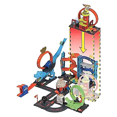 Hot Wheels Çember Pistli İftaiye İstasyonu - 2