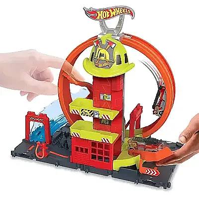 Hot Wheels Çember Pistli İftaiye İstasyonu - 5