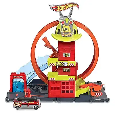 Hot Wheels Çember Pistli İftaiye İstasyonu - 7