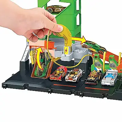 Hot Wheels Elektrikli Araç Şarj İstasyonu Oyun Seti - 3