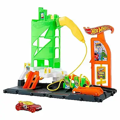 Hot Wheels Elektrikli Araç Şarj İstasyonu Oyun Seti - 4