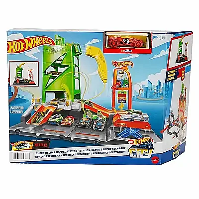 Hot Wheels Elektrikli Araç Şarj İstasyonu Oyun Seti - 7