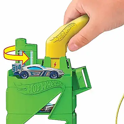 Hot Wheels Elektrikli Araç Şarj İstasyonu Oyun Seti - 9