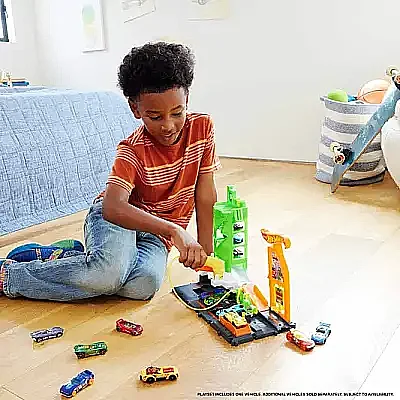 Hot Wheels Elektrikli Araç Şarj İstasyonu Oyun Seti - 11